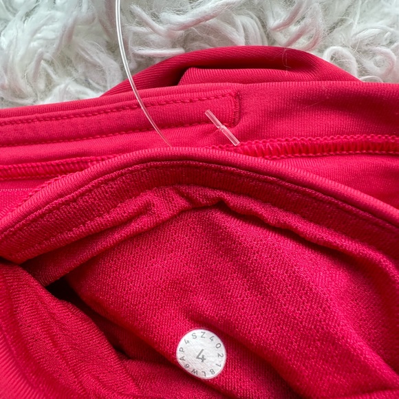 Lululemon Women's Sun Runner Crop Fuchsia Pink Leggings Size 4 - Picture 9 of 15